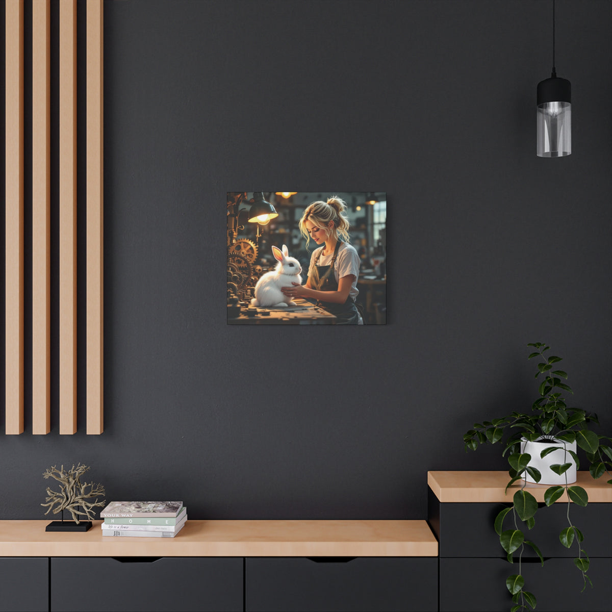 today is better than yesterday motivation modern canvas picture