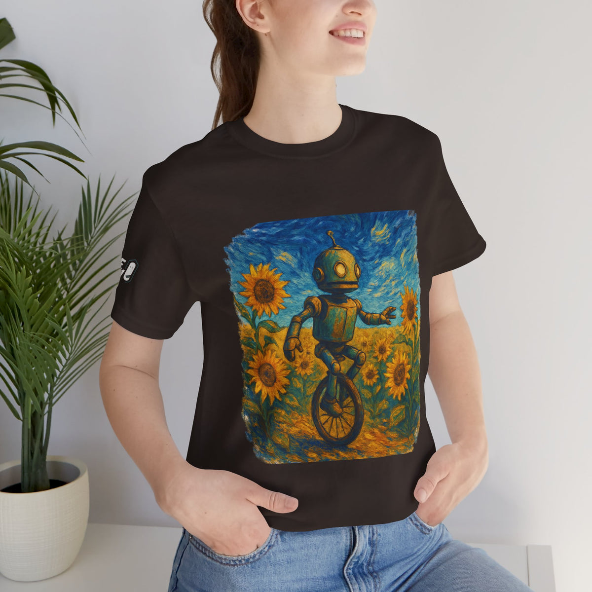 Robot Unicycle Tee