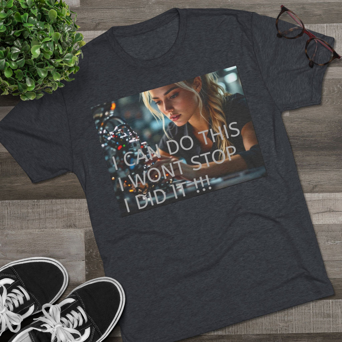 Motivational Unisex Tee - "I Can Do This!" - Inspirational Crew Neck Shirt, Fitness Gift, Everyday Wear, Confidence Booster, Casual Outfit