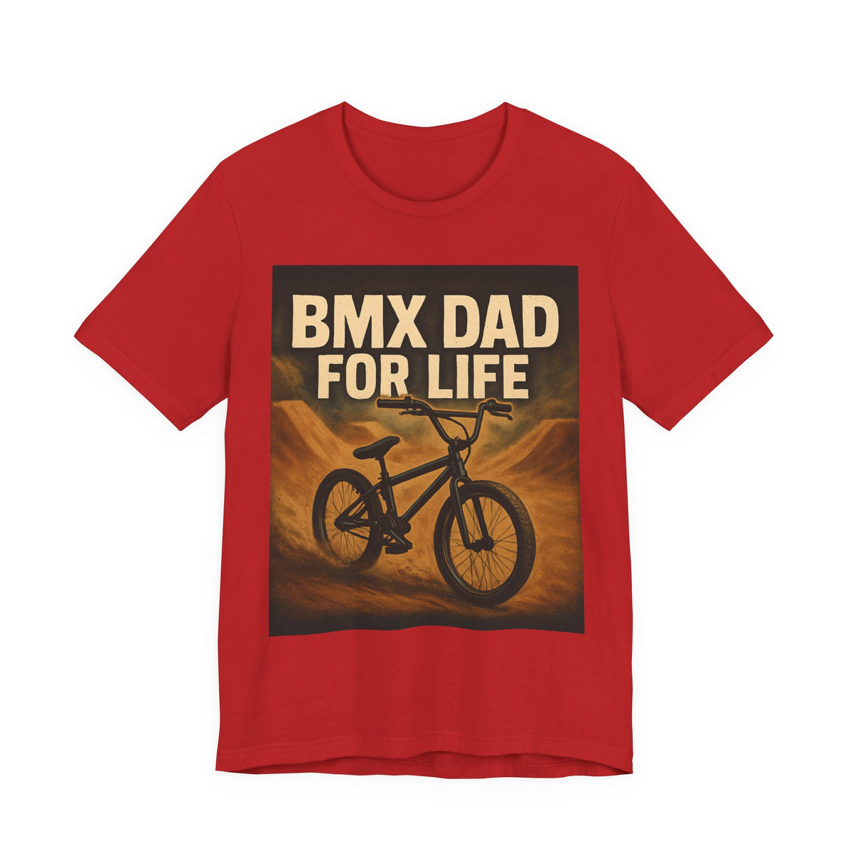 BMX Dad T-Shirt, Unisex Jersey Short Sleeve Tee, Gift for Cycling Enthusiasts, Father's Day, Dad Gear, Casual Wear