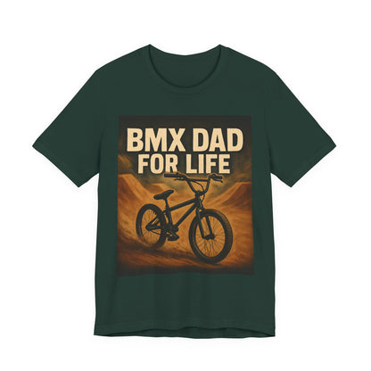 BMX Dad T-Shirt, Unisex Jersey Short Sleeve Tee, Gift for Cycling Enthusiasts, Father's Day, Dad Gear, Casual Wear
