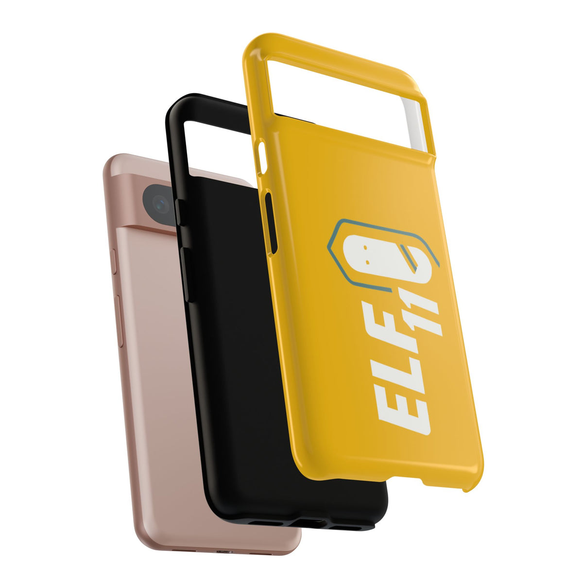 Yellow 'ELF11' Phone Case — Protective Slim Shockproof Cover