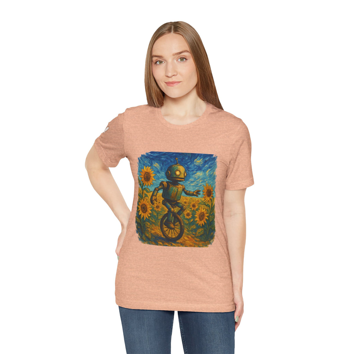 Robot Unicycle Tee