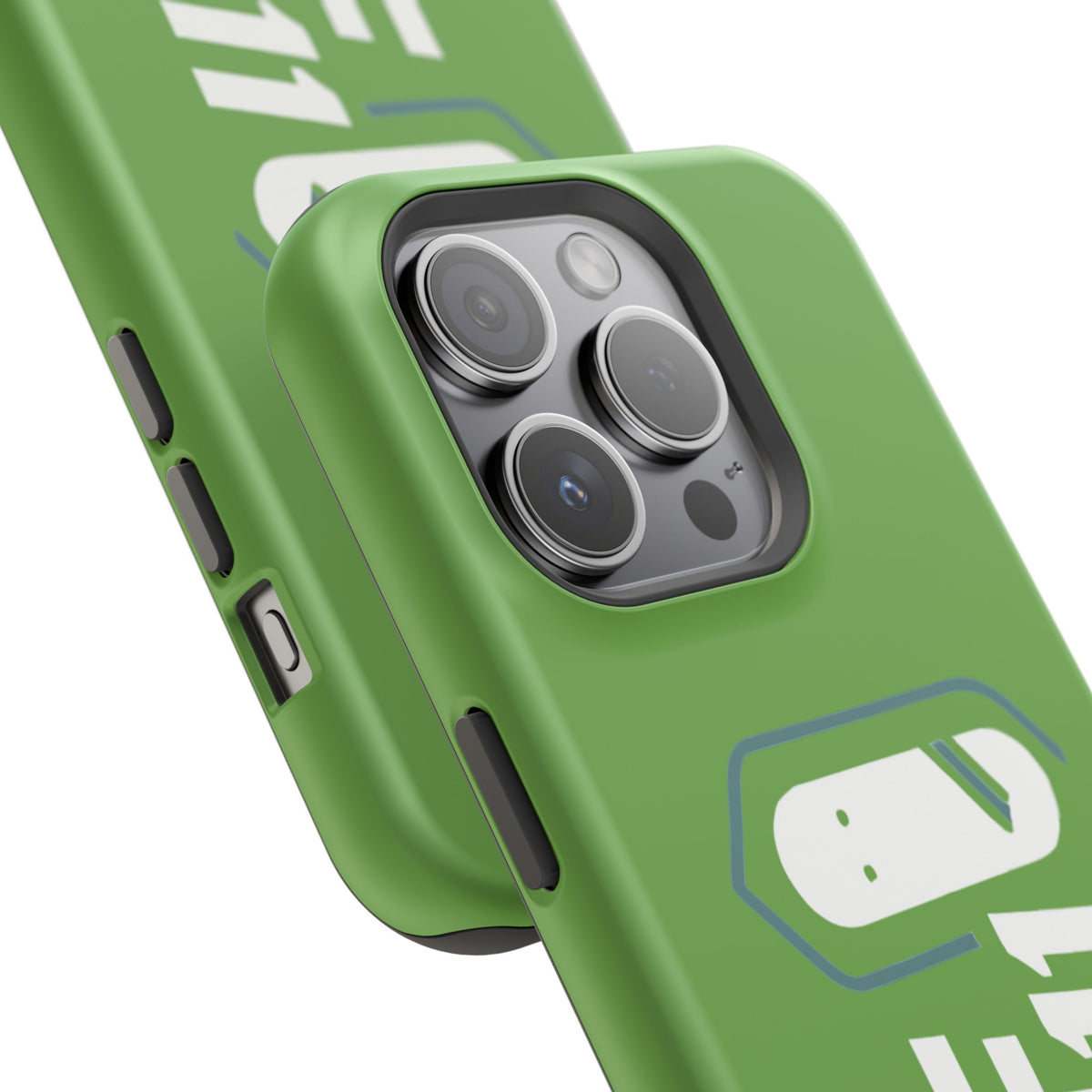 ELF11 Green Impact-Resistant Phone Case — Rugged Shockproof Protective Cover