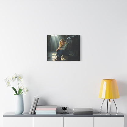 take a break motivation canvas picture