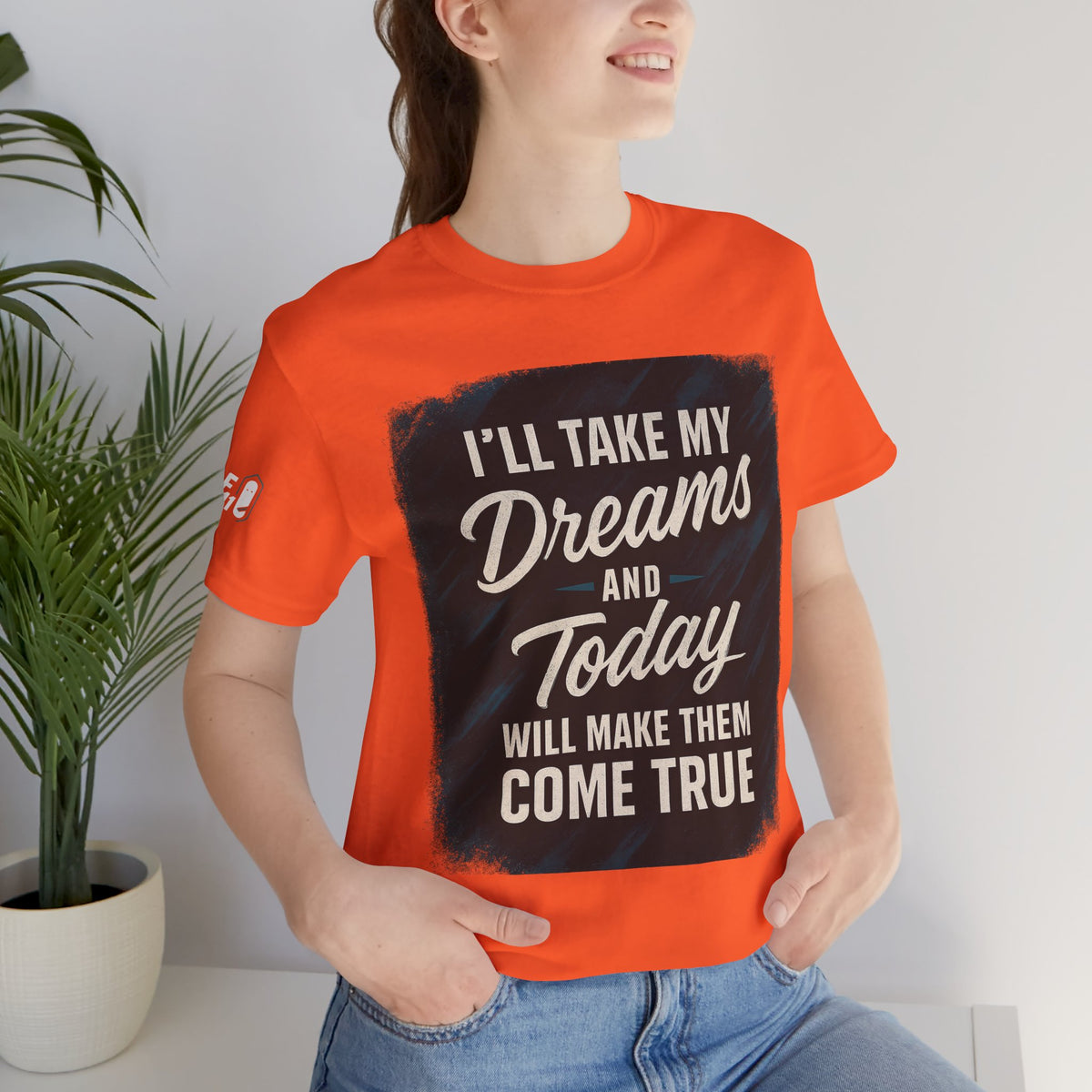 motivation t shirt modern dreams come true