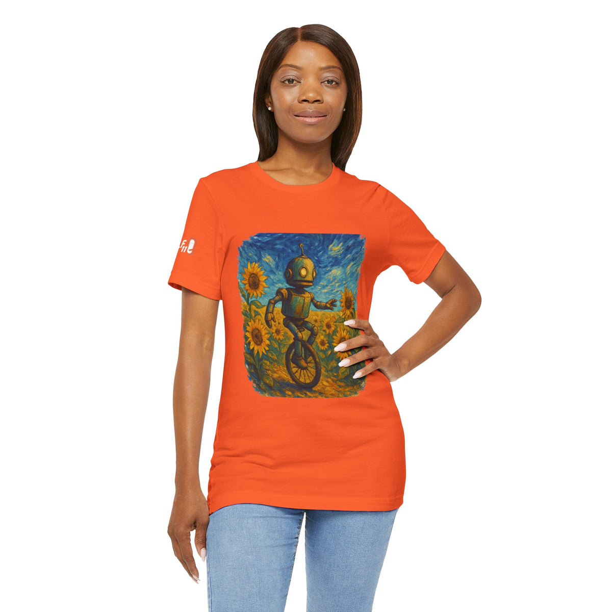 Robot Unicycle Tee