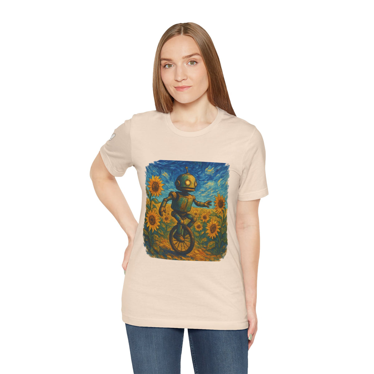 Robot Unicycle Tee