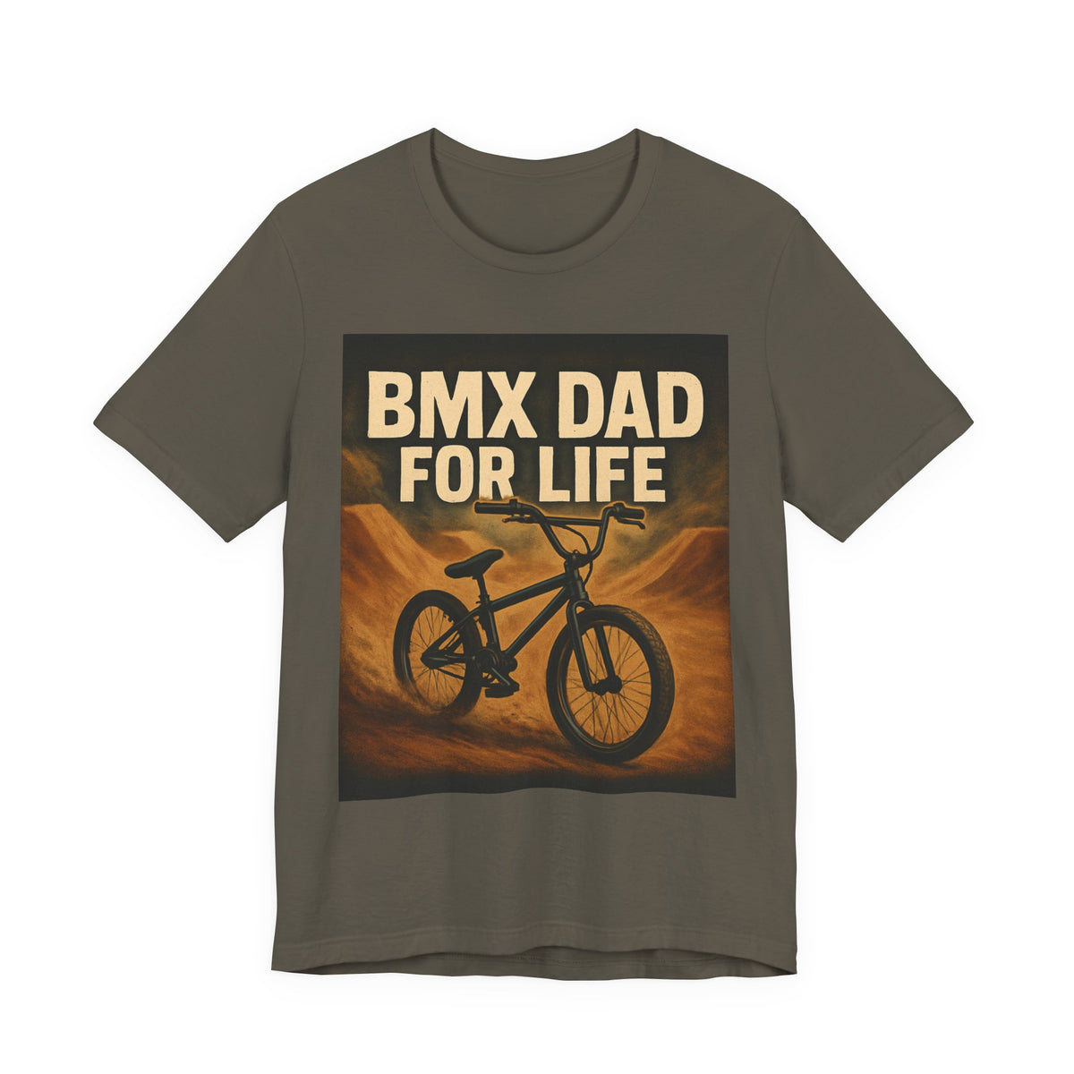 BMX Dad T-Shirt, Unisex Jersey Short Sleeve Tee, Gift for Cycling Enthusiasts, Father's Day, Dad Gear, Casual Wear