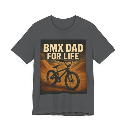BMX Dad T-Shirt, Unisex Jersey Short Sleeve Tee, Gift for Cycling Enthusiasts, Father's Day, Dad Gear, Casual Wear