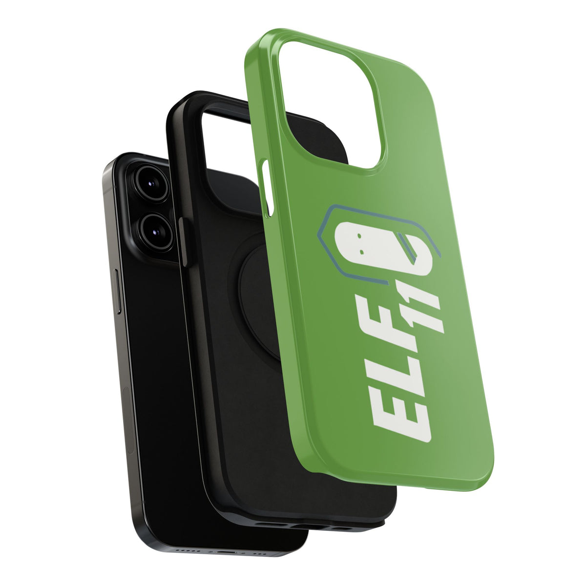 ELF11 Green Impact-Resistant Phone Case — Rugged Shockproof Protective Cover