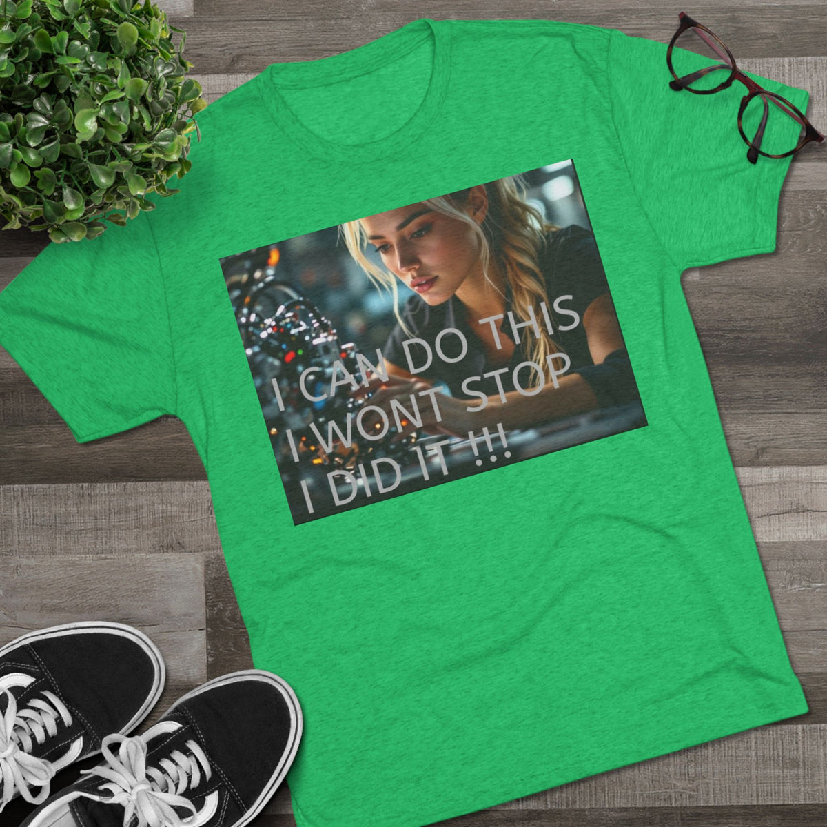 Motivational Unisex Tee - "I Can Do This!" - Inspirational Crew Neck Shirt, Fitness Gift, Everyday Wear, Confidence Booster, Casual Outfit