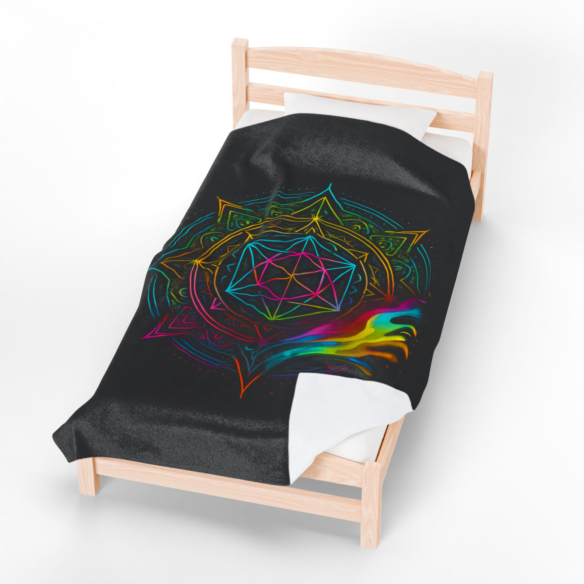 sacred geometry vibrant splash - Cozy Bohemian Decor