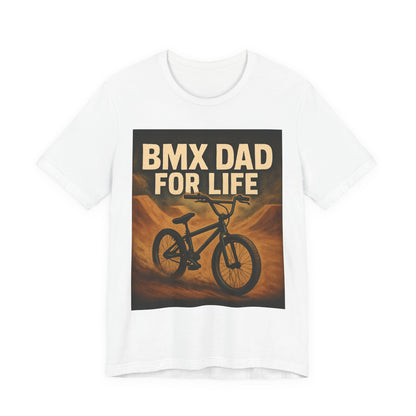 BMX Dad T-Shirt, Unisex Jersey Short Sleeve Tee, Gift for Cycling Enthusiasts, Father's Day, Dad Gear, Casual Wear