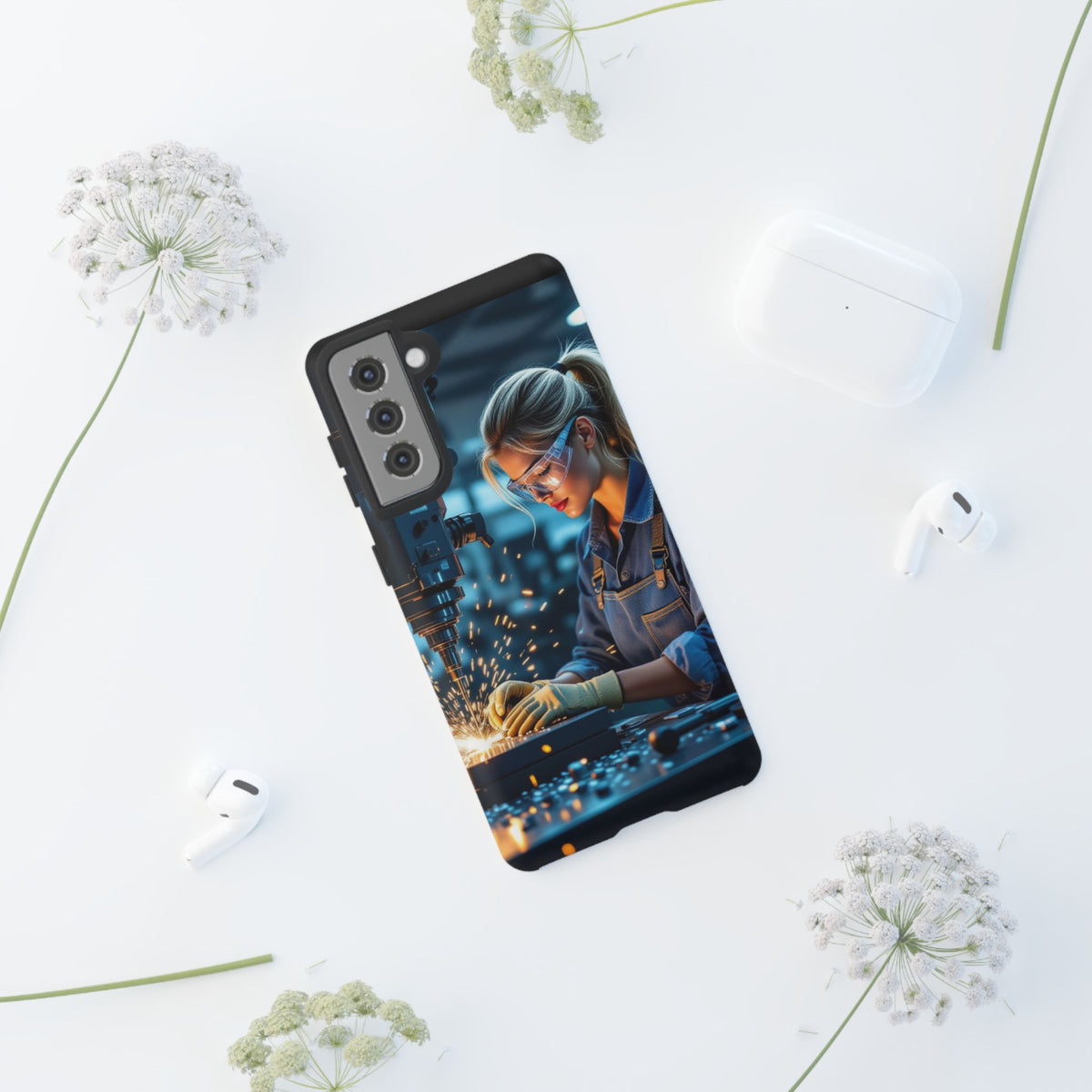 stay strong work environment cell phone case