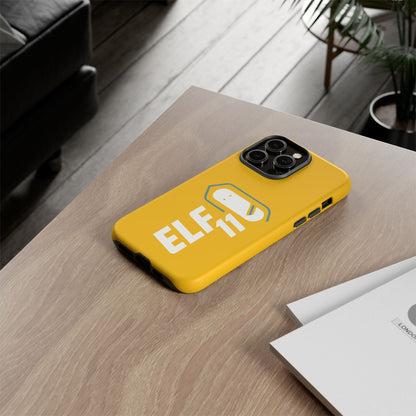 Yellow 'ELF11' Phone Case — Protective Slim Shockproof Cover