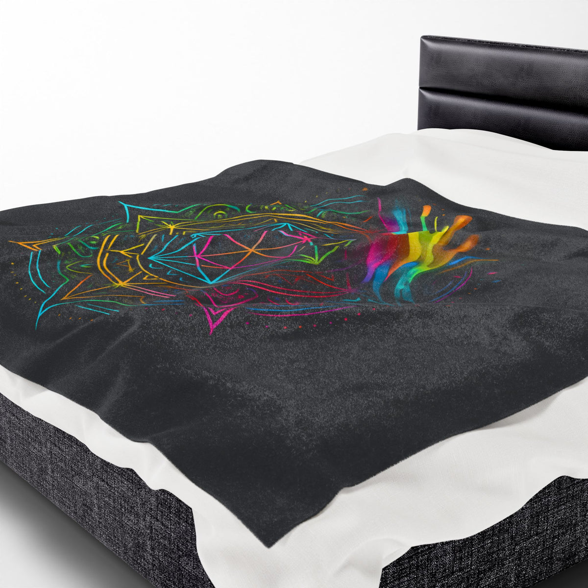 sacred geometry vibrant splash - Cozy Bohemian Decor