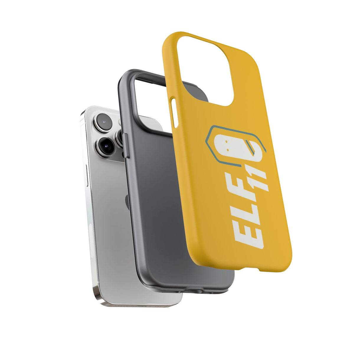 Yellow 'ELF11' Phone Case — Protective Slim Shockproof Cover
