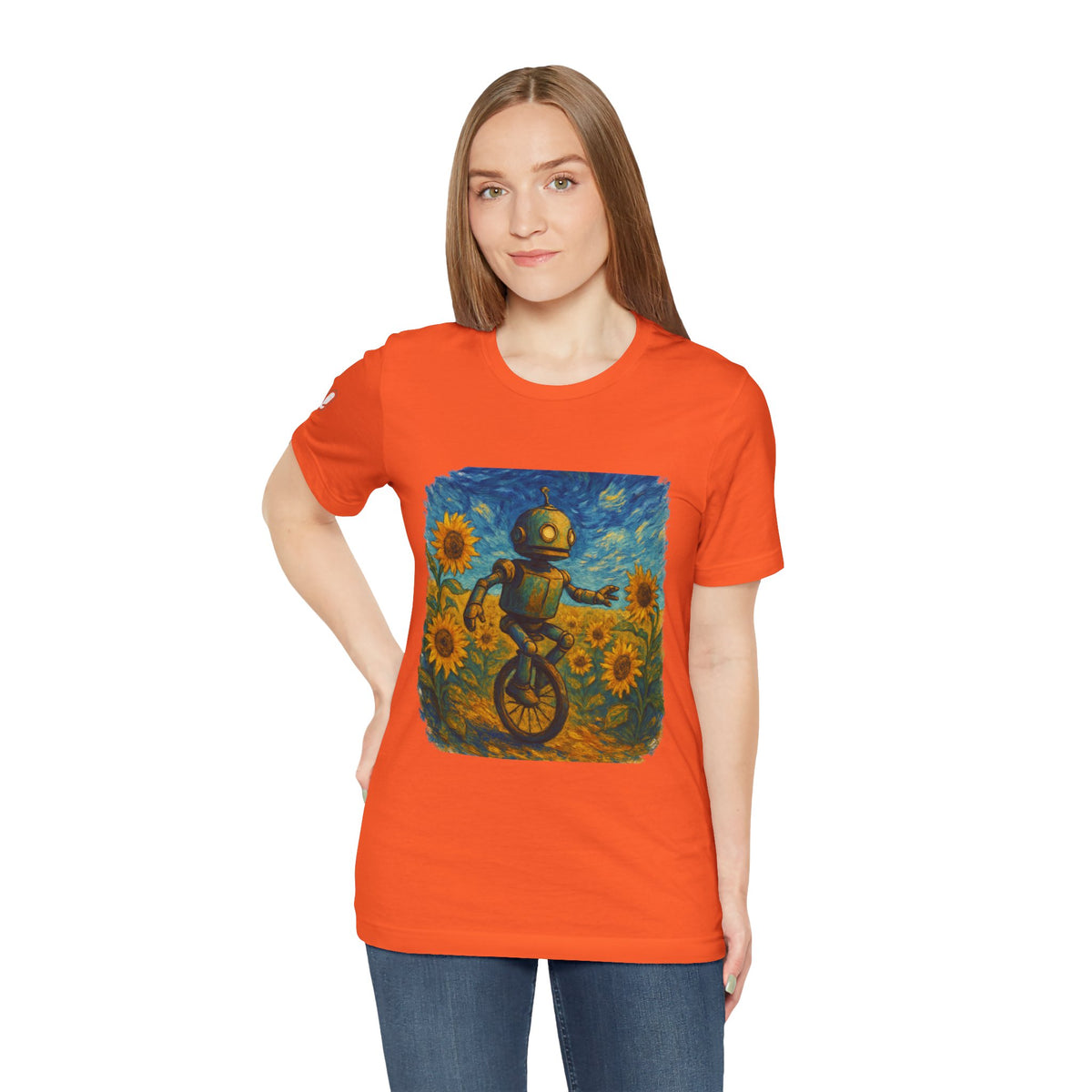 Robot Unicycle Tee