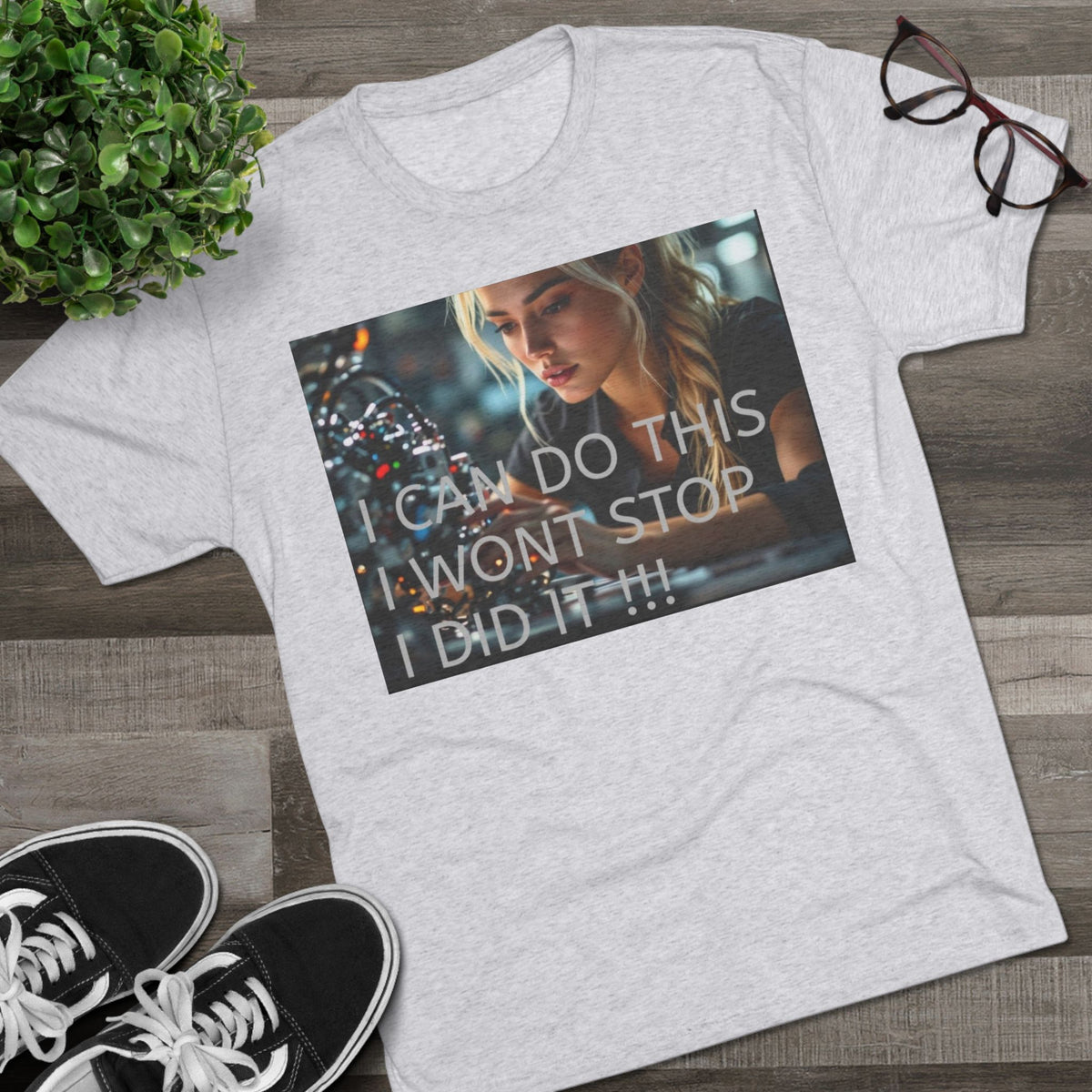 Motivational Unisex Tee - "I Can Do This!" - Inspirational Crew Neck Shirt, Fitness Gift, Everyday Wear, Confidence Booster, Casual Outfit