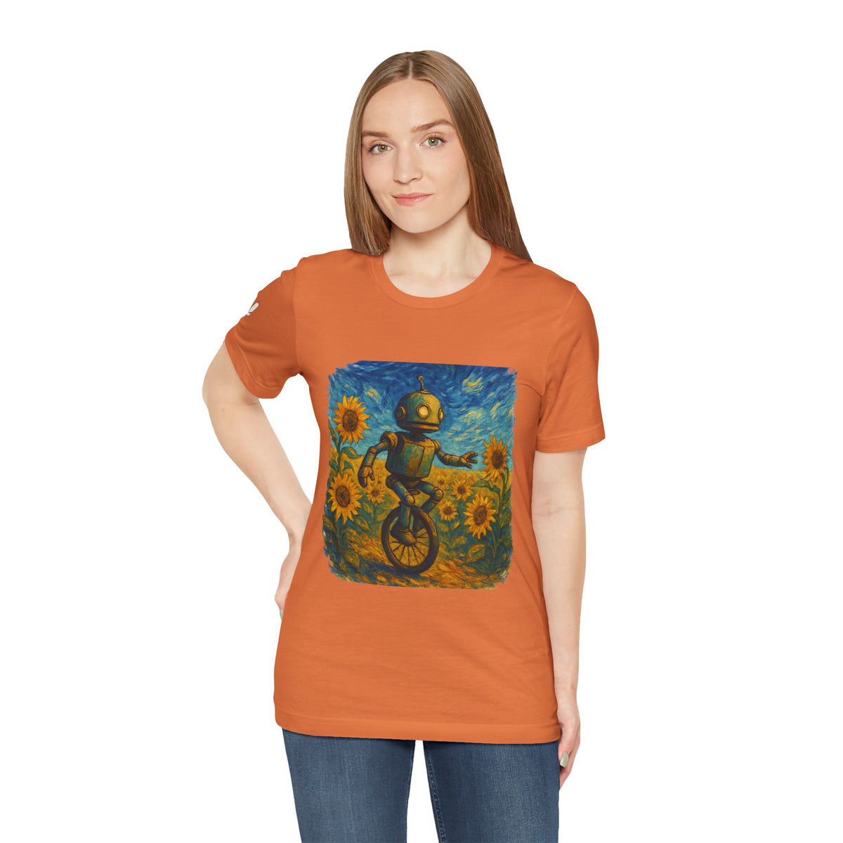 Robot Unicycle Tee