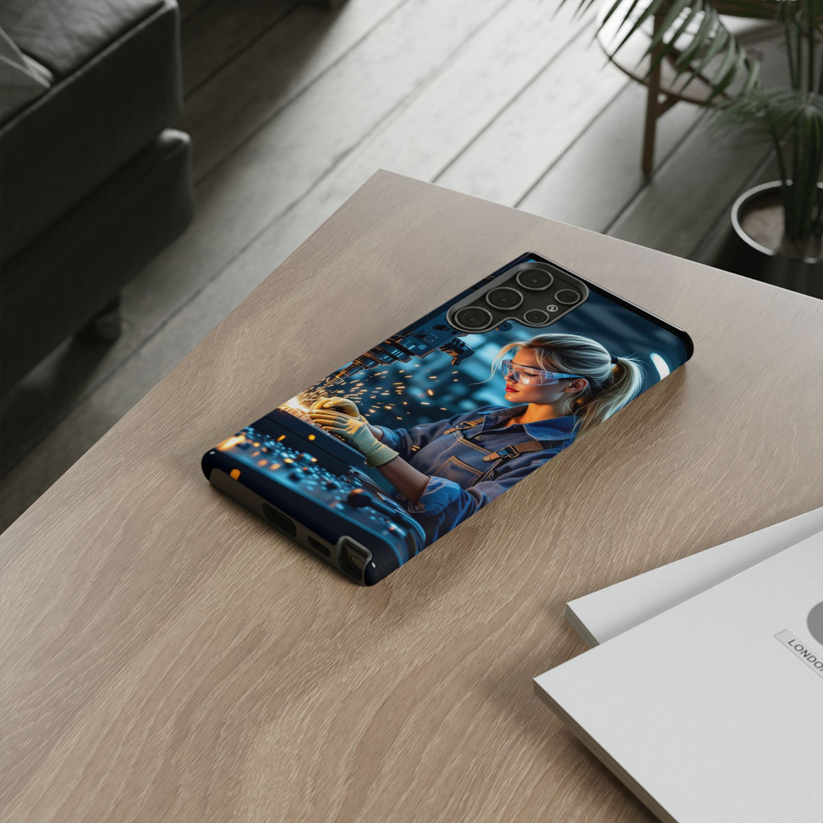 stay strong work environment cell phone case