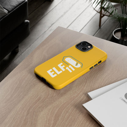 Yellow 'ELF11' Phone Case — Protective Slim Shockproof Cover