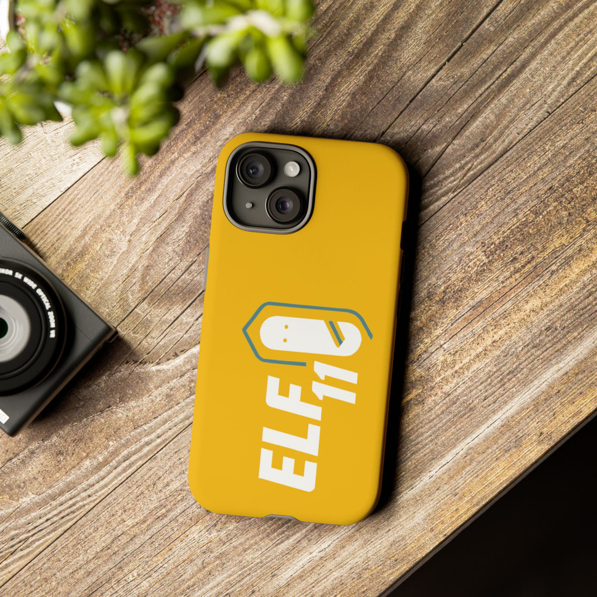 Yellow 'ELF11' Phone Case — Protective Slim Shockproof Cover