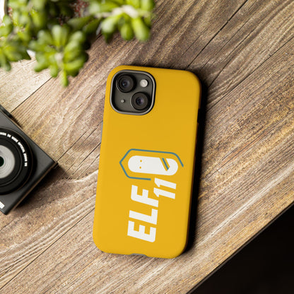 Yellow 'ELF11' Phone Case — Protective Slim Shockproof Cover