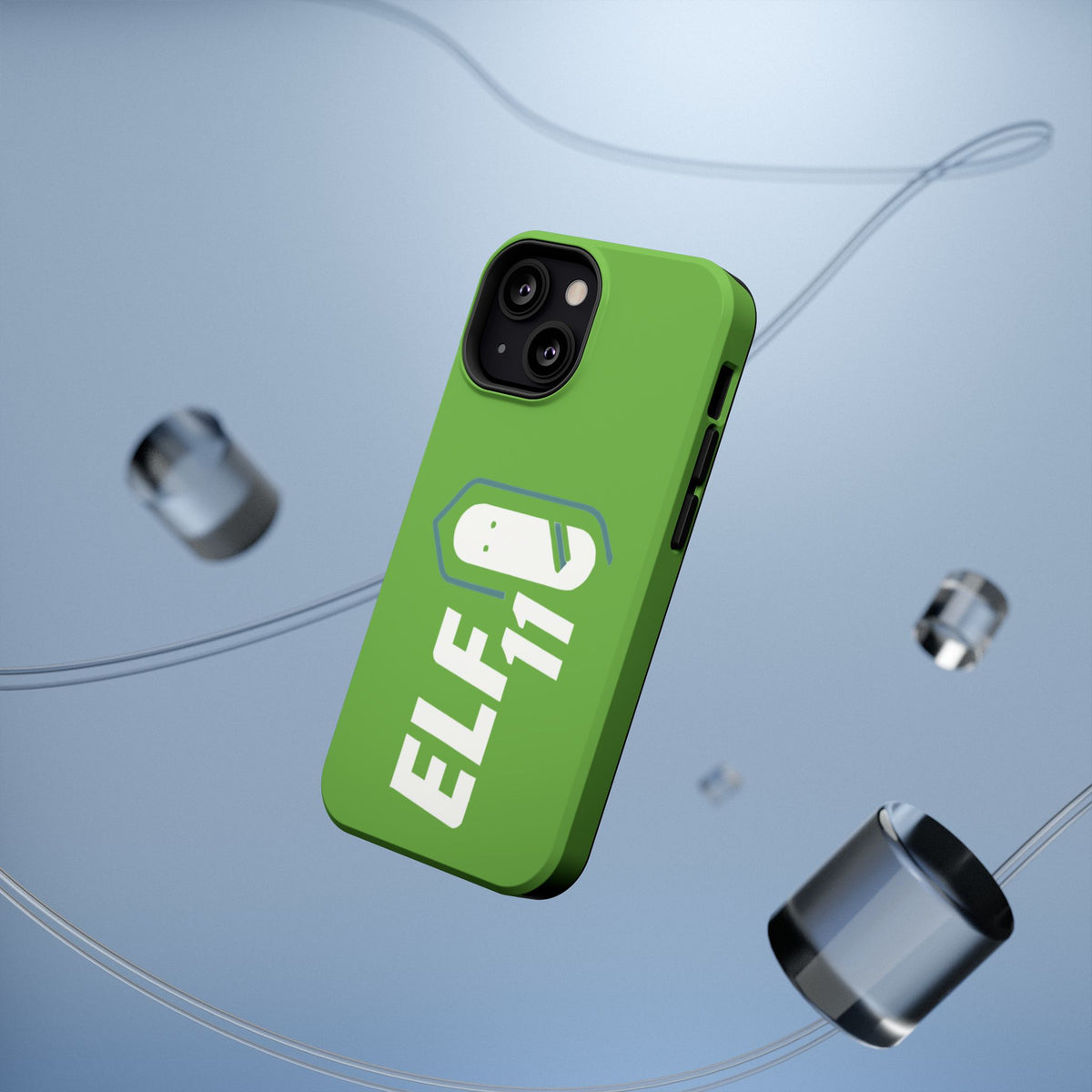 ELF11 Green Impact-Resistant Phone Case — Rugged Shockproof Protective Cover