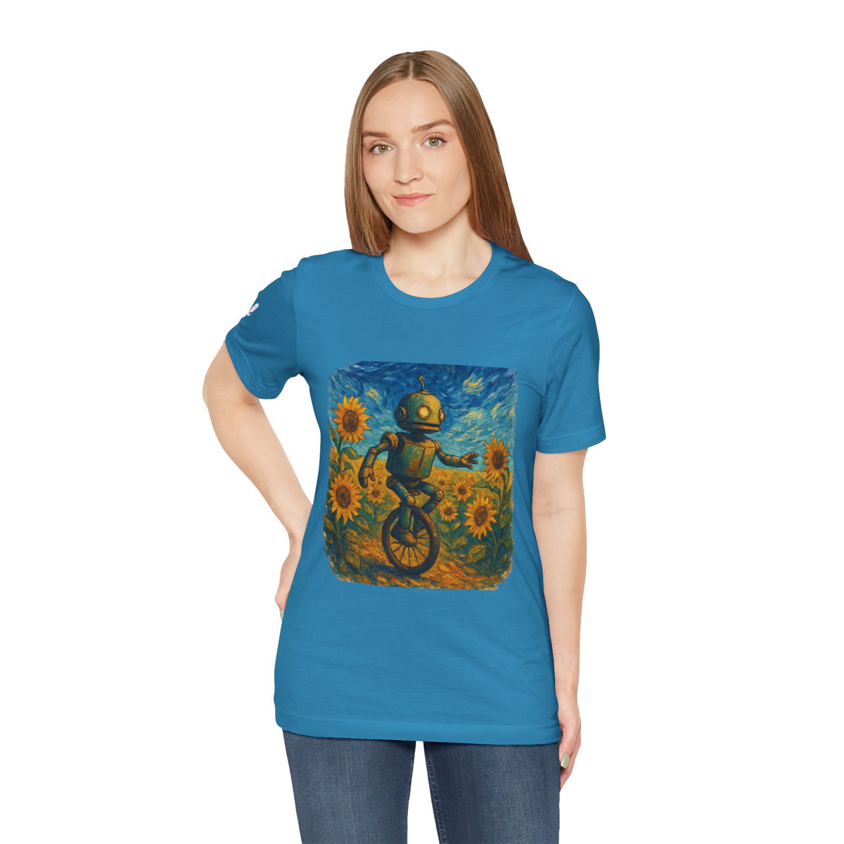 Robot Unicycle Tee