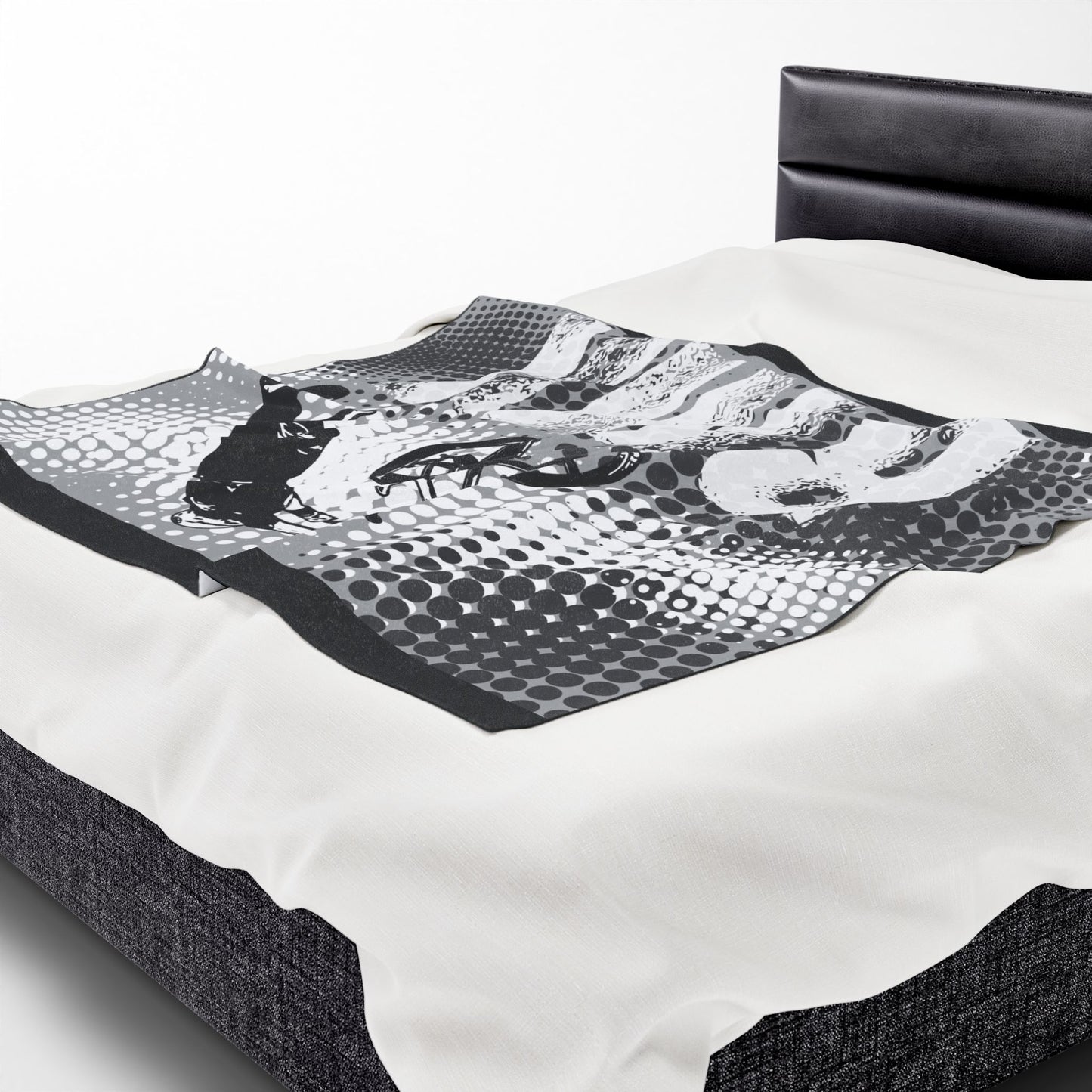 BMX Adventure Velveteen Plush Blanket