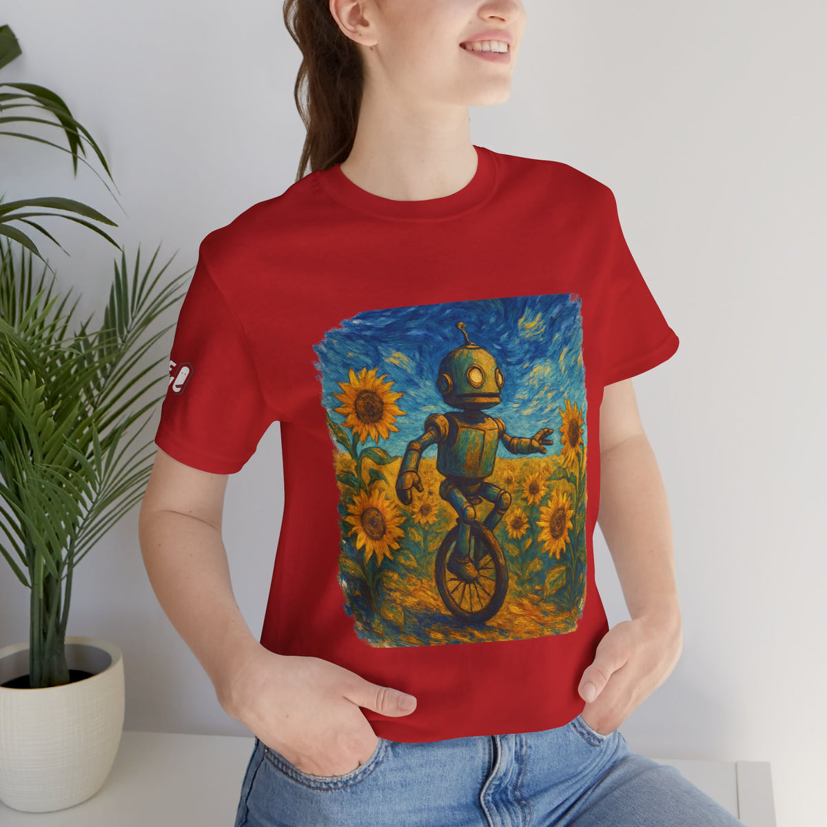 Robot Unicycle Tee
