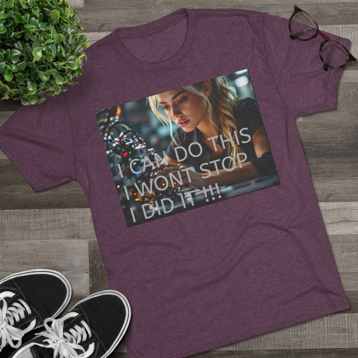 Motivational Unisex Tee - "I Can Do This!" - Inspirational Crew Neck Shirt, Fitness Gift, Everyday Wear, Confidence Booster, Casual Outfit