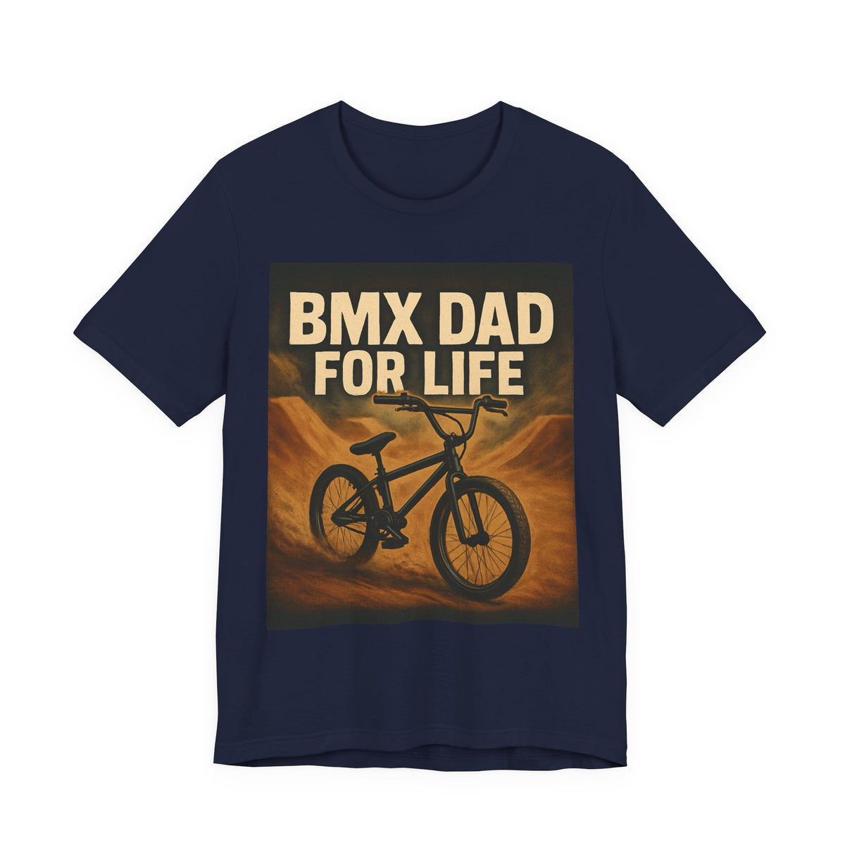 BMX Dad T-Shirt, Unisex Jersey Short Sleeve Tee, Gift for Cycling Enthusiasts, Father's Day, Dad Gear, Casual Wear