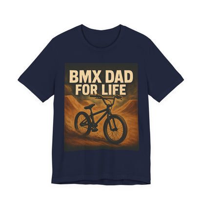 BMX Dad T-Shirt, Unisex Jersey Short Sleeve Tee, Gift for Cycling Enthusiasts, Father's Day, Dad Gear, Casual Wear