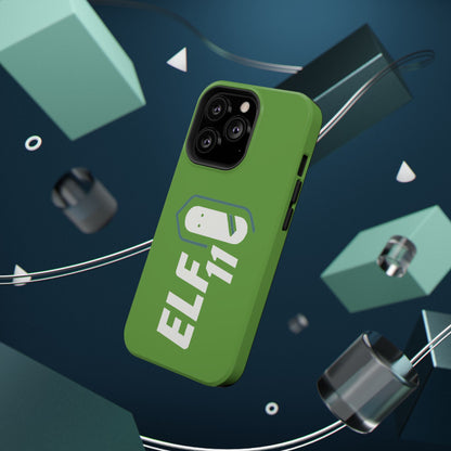 ELF11 Green Impact-Resistant Phone Case — Rugged Shockproof Protective Cover