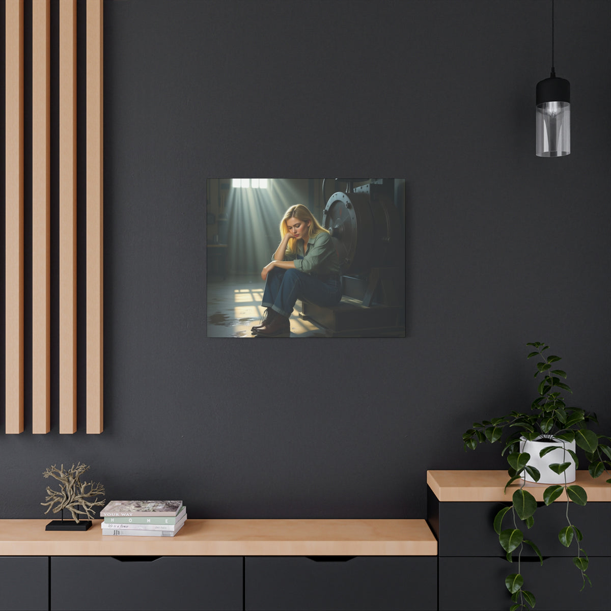 take a break motivation canvas picture