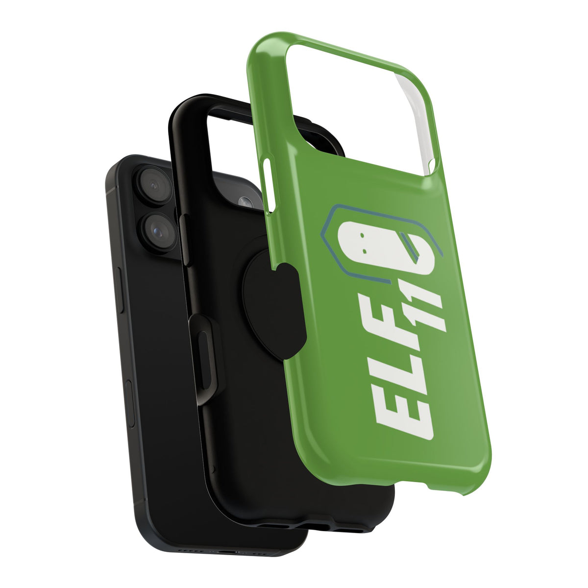 ELF11 Green Impact-Resistant Phone Case — Rugged Shockproof Protective Cover
