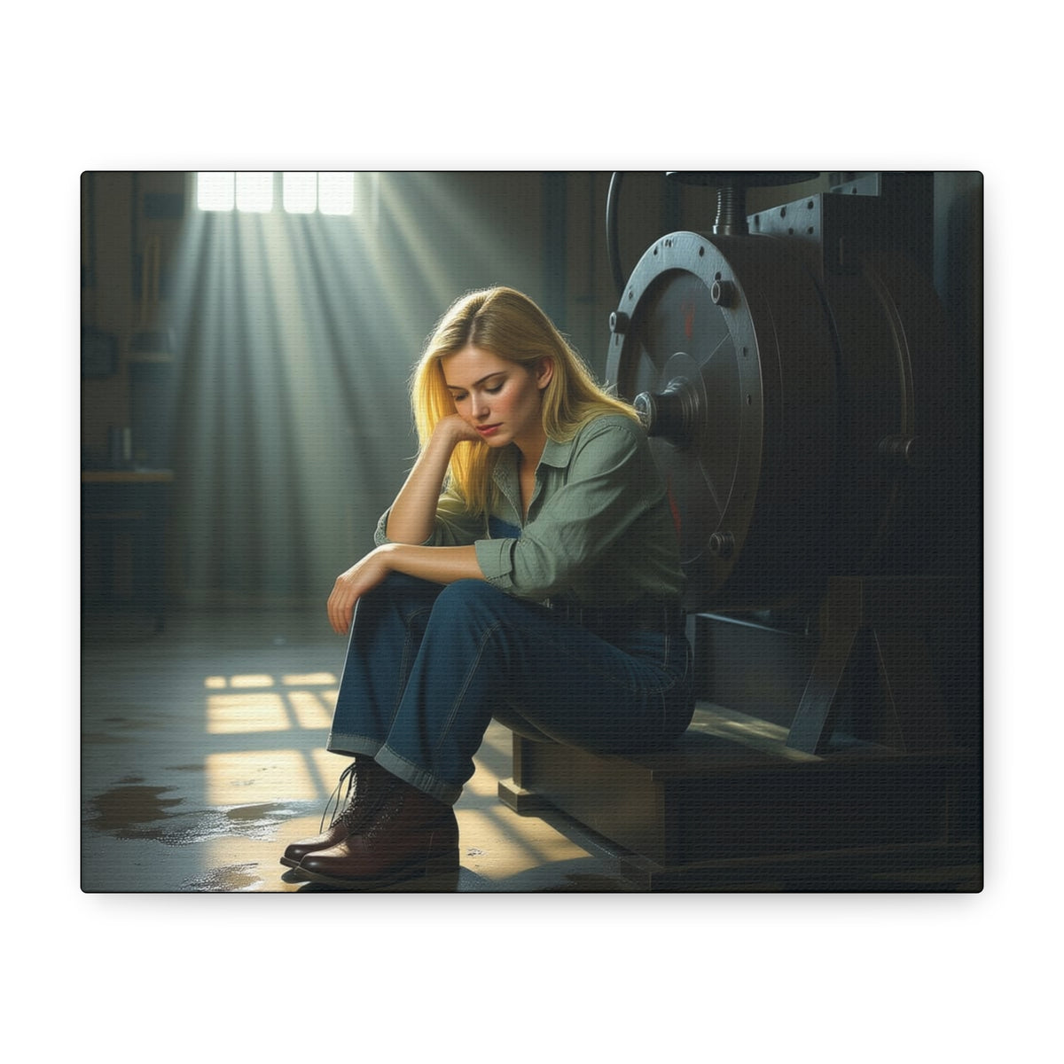take a break motivation canvas picture