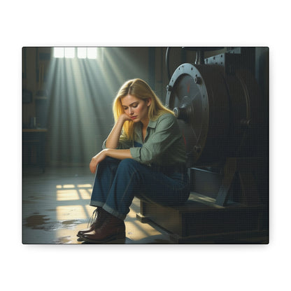 take a break motivation canvas picture